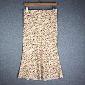 Maison D'Amelie Floral Midi Skirt Size 4